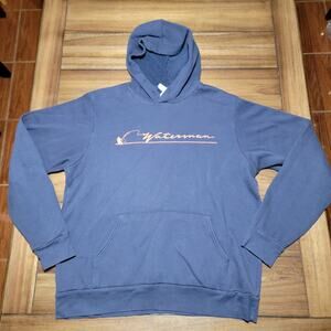 Waterman Dark Blue LS Pull Over Unisex Hoodie - Size Large